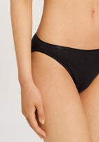 71624 Cotton Seamless High Cut Brief - 019 Black
