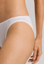71624 Cotton Seamless High Cut Brief - 101 White