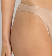 71624 Cotton Seamless High Cut Brief - 274 Beige