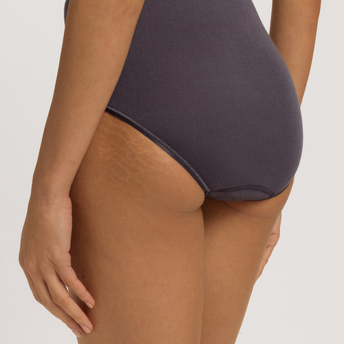 Cotton Seamless Full Brief | Black Pearl 71625-2183
