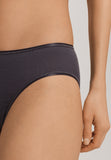 Cotton Seamless Hi Cut Brief | Black Pearl 71626-2183