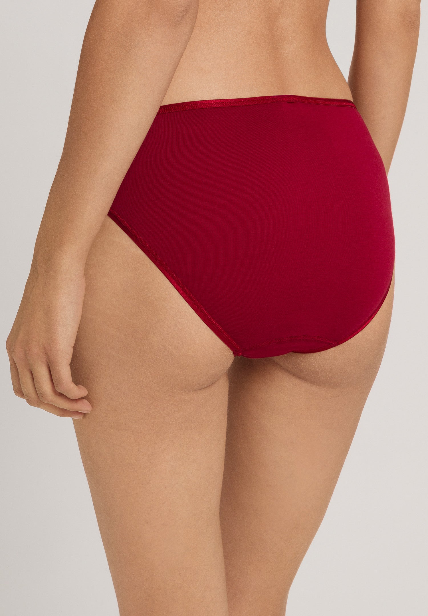 Cotton Seamless Hi Cut Brief | Red Dahlia 71626-2418