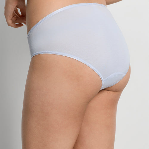 Cotton Seamless Cotton High Cut Full Brief | Blue Dove 71626-2581