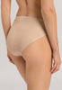 71626 Cotton Seamless Full High Cut Brief - 274 Beige