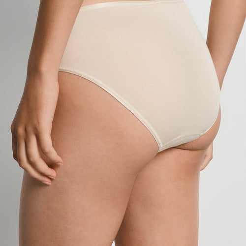 Cotton Seamless Cotton High Cut Full Brief | Summer Sand 71626-2811
