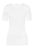 71630 Cotton Seamless Short Sleeve Shirt - 101 White