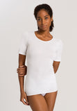 71630 Cotton Seamless Short Sleeve Shirt - 101 White