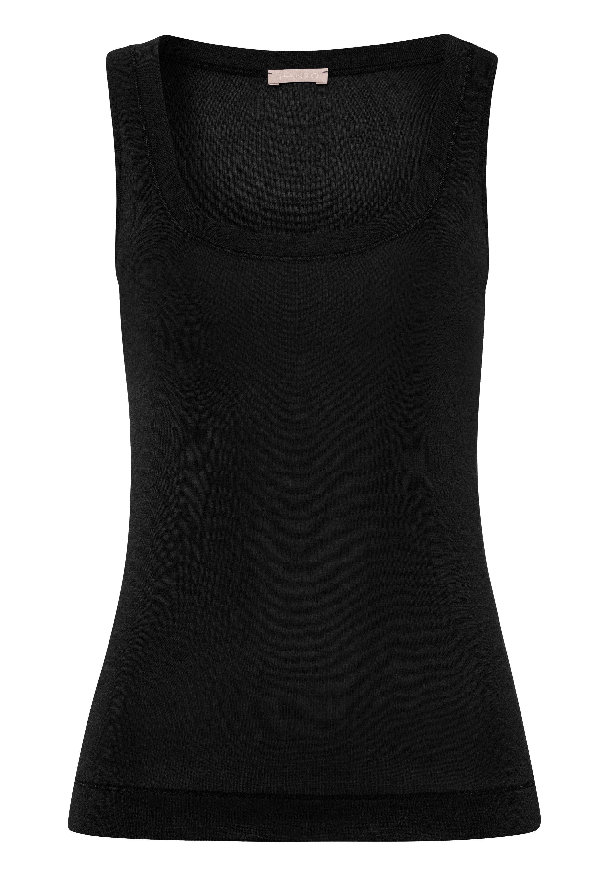 71653 Silk/Cashmere Tank Top - 019 Black