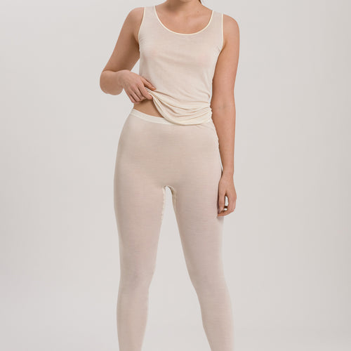 71710 Pure Silk Leggings - 116 Pale Cream