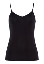 71716 Pure Silk Spaghetti Cami - 019 Black