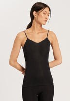 71716 Pure Silk Spaghetti Cami - 019 Black