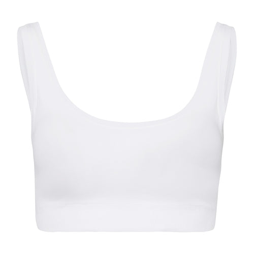 71806 Touch Feeling Crop Top Padded - 101 White
