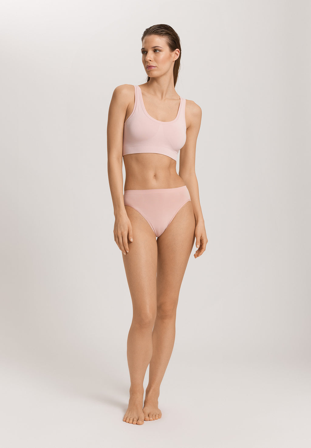 Touch Feeling Crop Top Padded | Blush 71806-1359