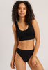 71806 Touch Feeling Crop Top Padded - 199 Black