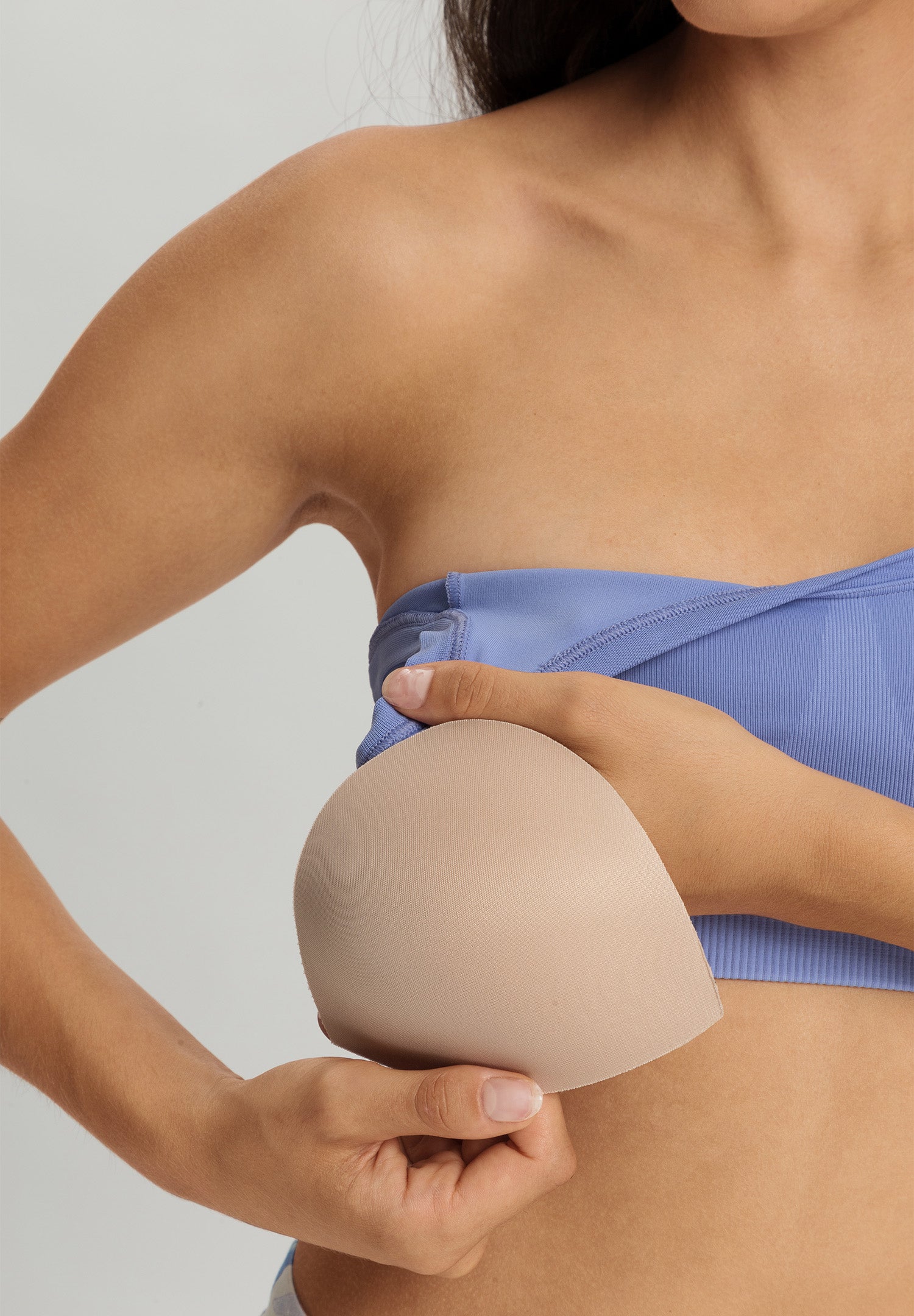 Touch Feeling Crop Top Padded | Wisteria 71806-2484