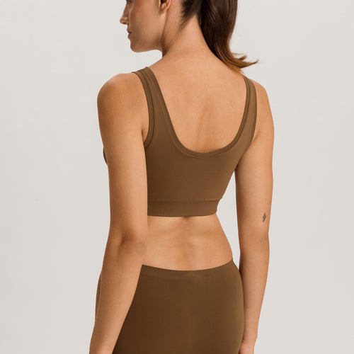 Touch Feeling Crop Top Padded | Mochaccino 71806-2757