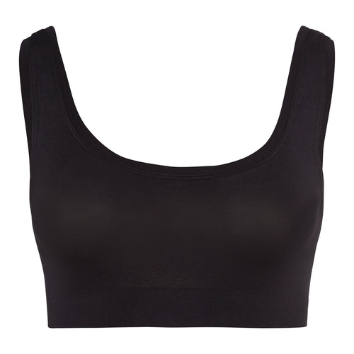 71810 Touch Feeling Crop Top - 199 Black