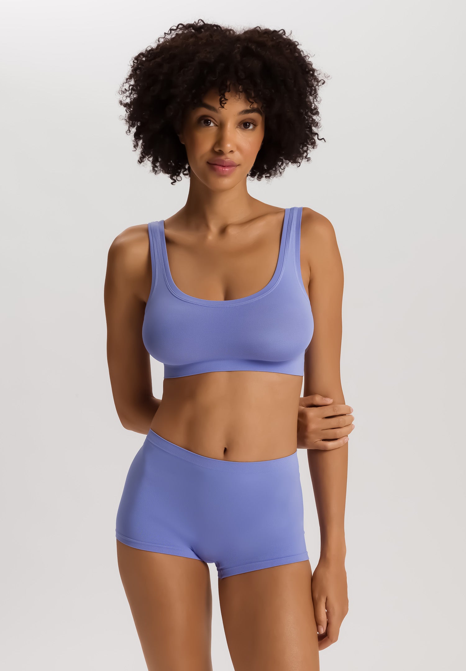 Touch Feeling Crop Top | Wisteria 71810-2484