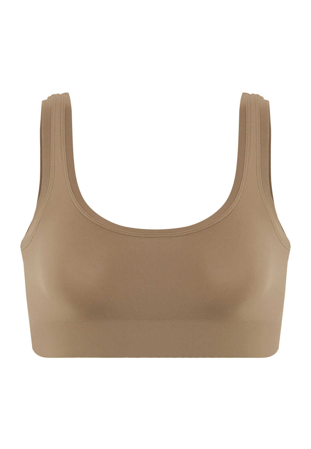 Touch Feeling Crop Top | Suede Camel 71810-2825