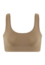 Touch Feeling Crop Top | Suede Camel 71810-2825