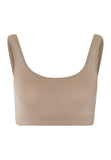 71810 Touch Feeling Crop Top - 2828 Deep Taupe