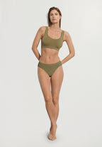 Touch Feeling High Cut Brief | Covert Green 71812-2727