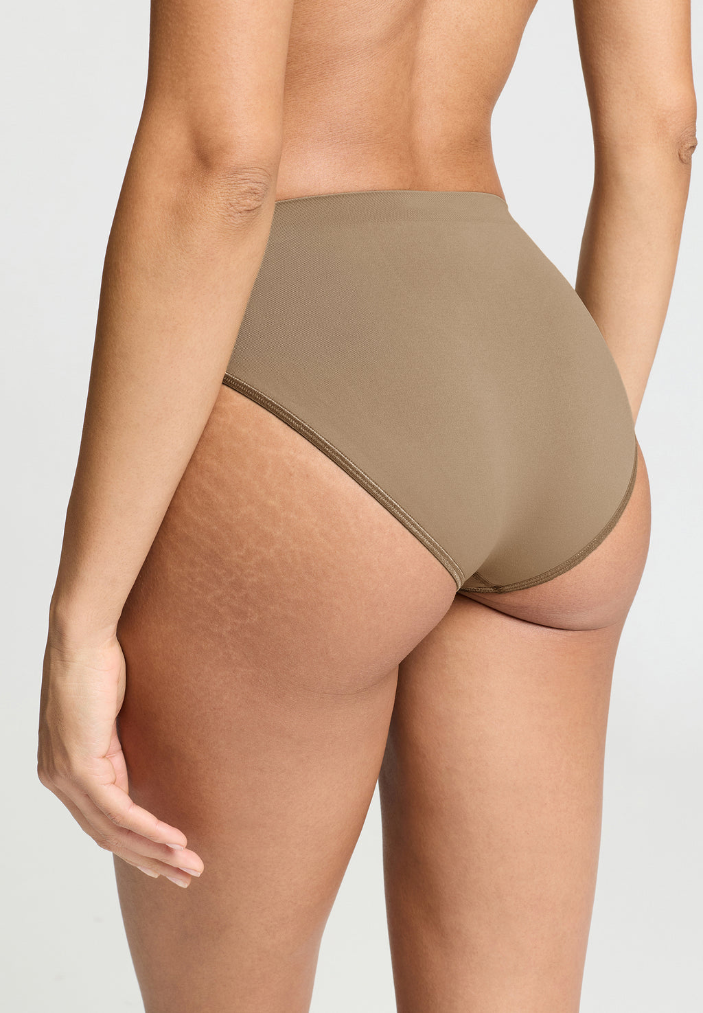 Touch Feeling High Cut Brief | Suede Camel 71812-2825