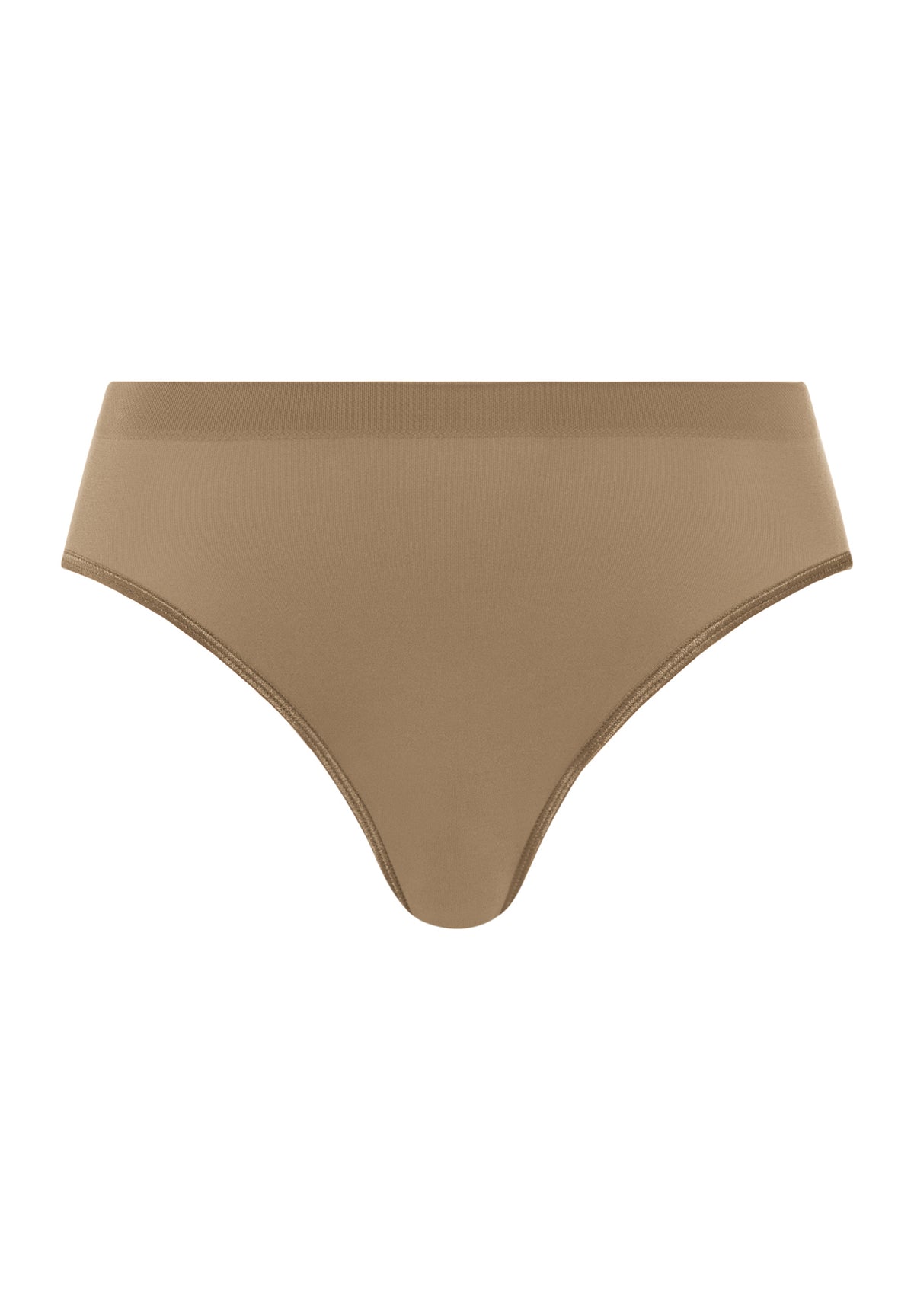 Touch Feeling High Cut Brief | Suede Camel 71812-2825