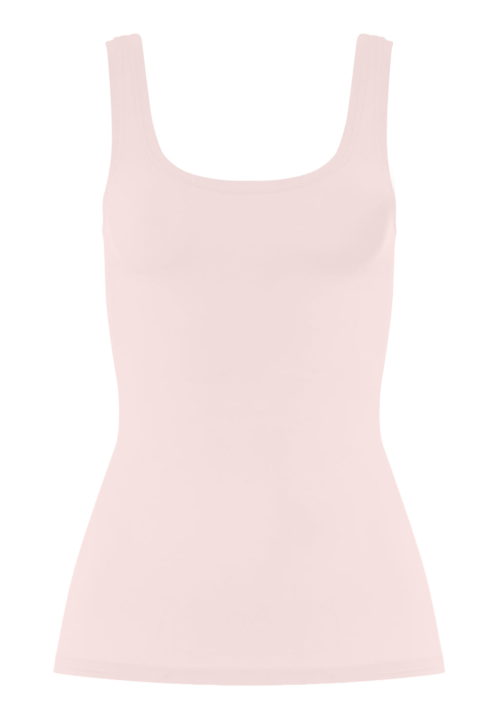 Touch Feeling Round Neck Tank Top | Rosewater 71814-2111