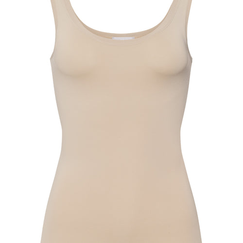 Touch Feeling Round Neck Tank Top | Coffee Quartz 71814-2216