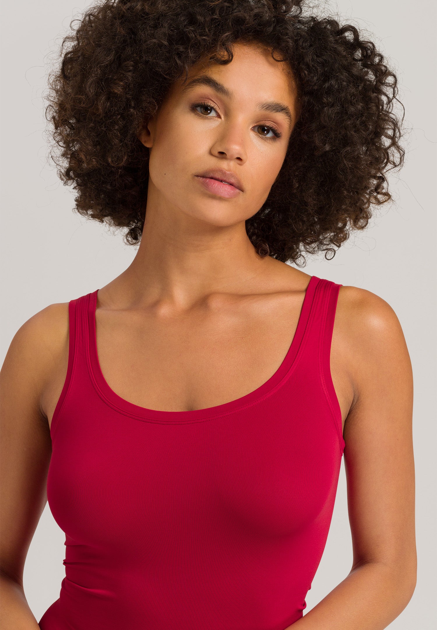 71814 Touch Feeling Tank Top - 2401 Garnet Red