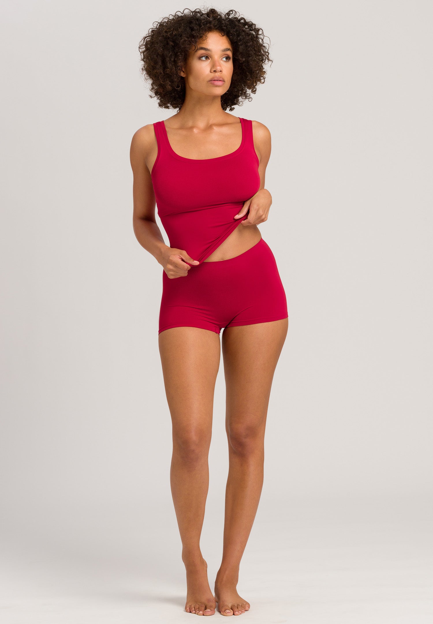 71814 Touch Feeling Tank Top - 2401 Garnet Red