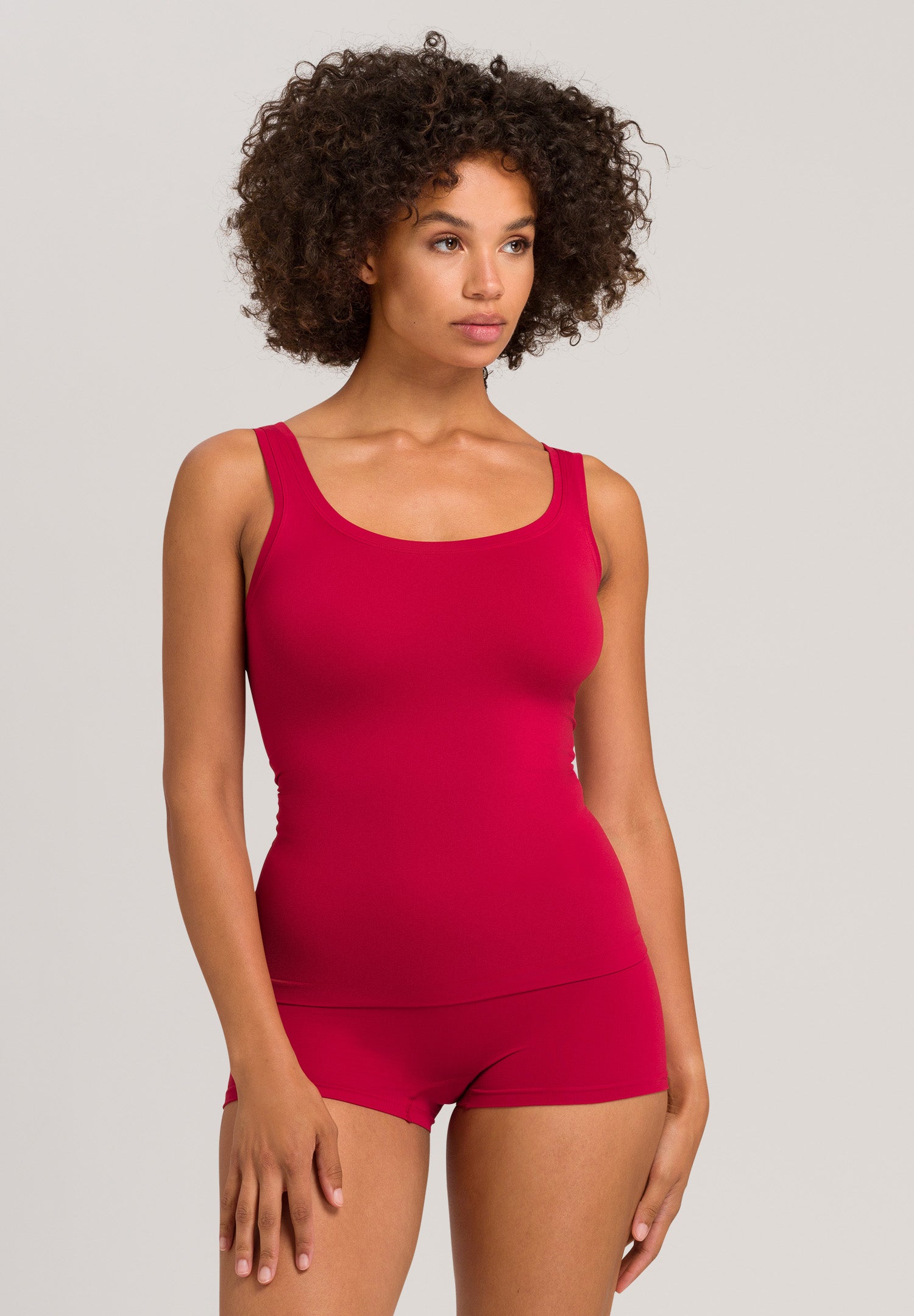 71814 Touch Feeling Tank Top - 2401 Garnet Red