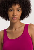 Touch Feeling Round Neck Tank Top | Pink Tourmaline 71814-2473