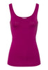 Touch Feeling Round Neck Tank Top | Pink Tourmaline 71814-2473