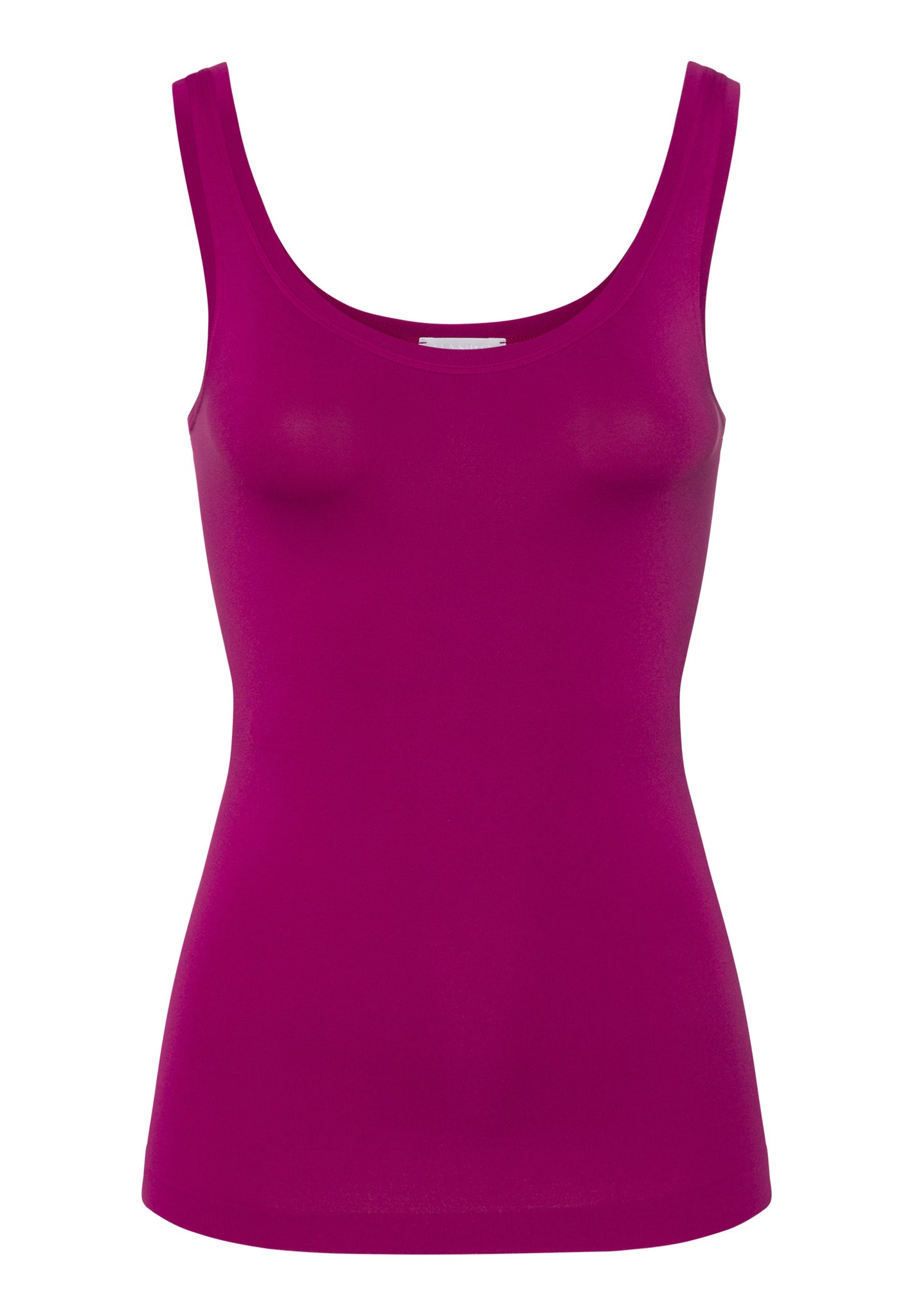 Touch Feeling Round Neck Tank Top | Pink Tourmaline 71814-2473