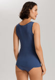 Ultralight Cotton Round Neck Tank Top | Slate Blue 71821-2642