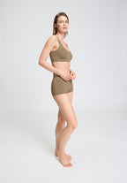 Touch Feeling Boyleg | Suede Camel 71822-2825