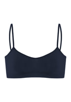 Touch Feeling Spaghetti Crop Top | Deep Navy 71824-1610