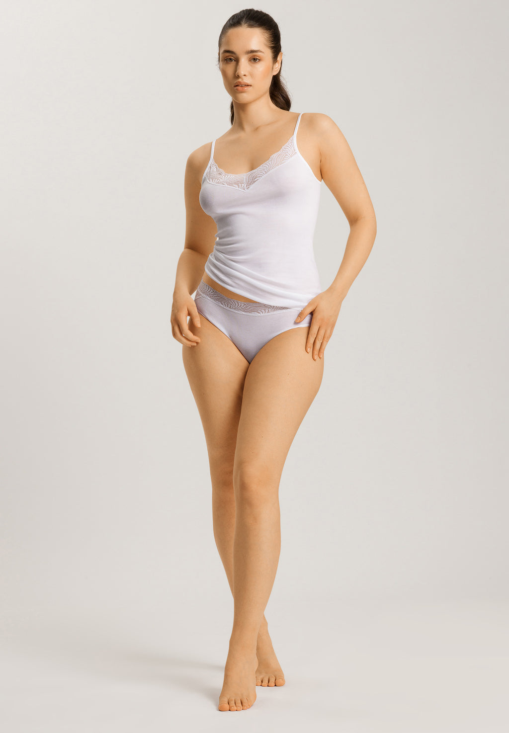 71835 Cotton Delight Hi Cut Brief - 101 White