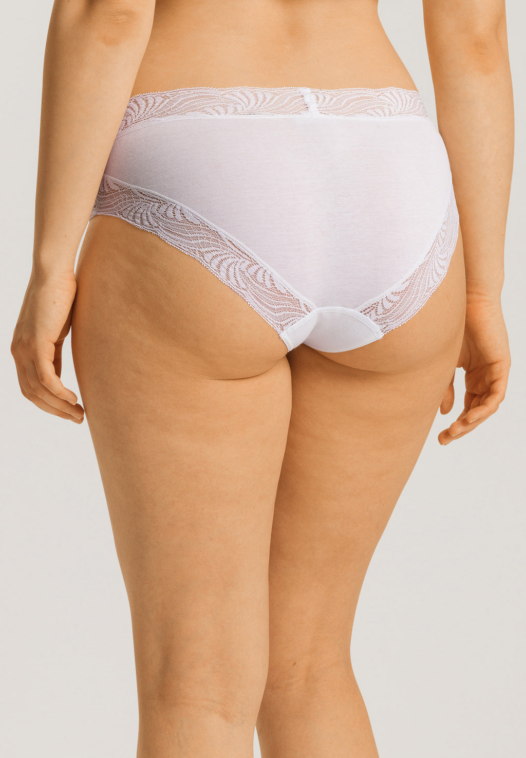 71835 Cotton Delight Hi Cut Brief - 101 White