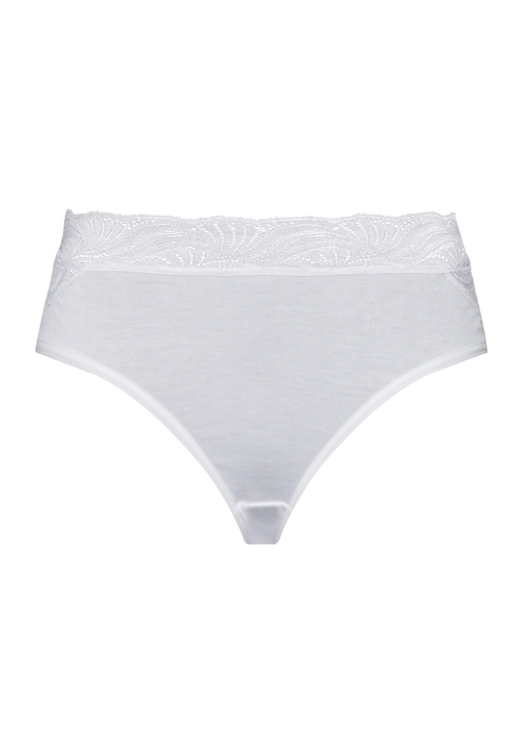 71835 Cotton Delight Hi Cut Brief - 101 White