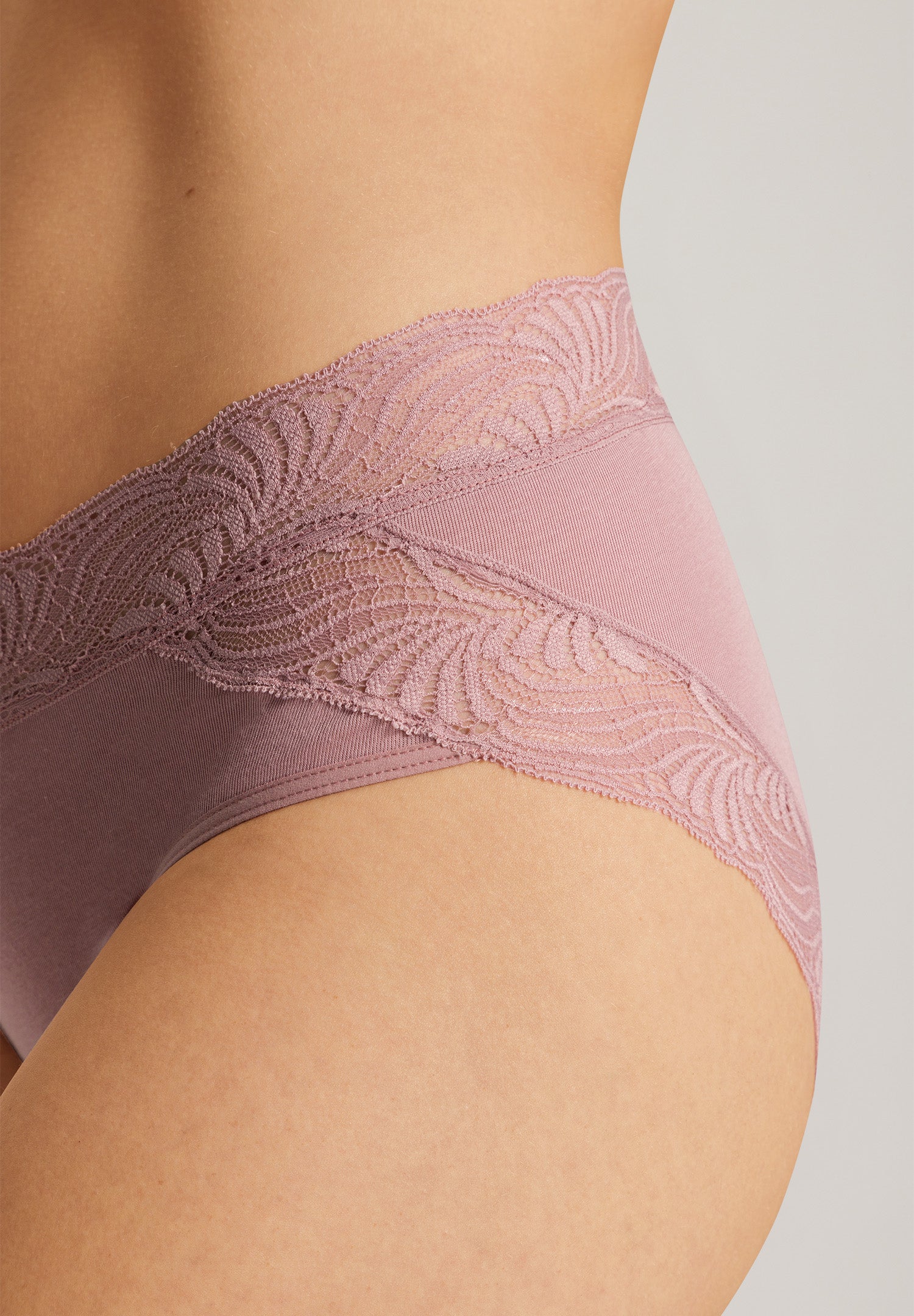 71835 Cotton Delight Hi Cut Brief - 2312 Woodrose