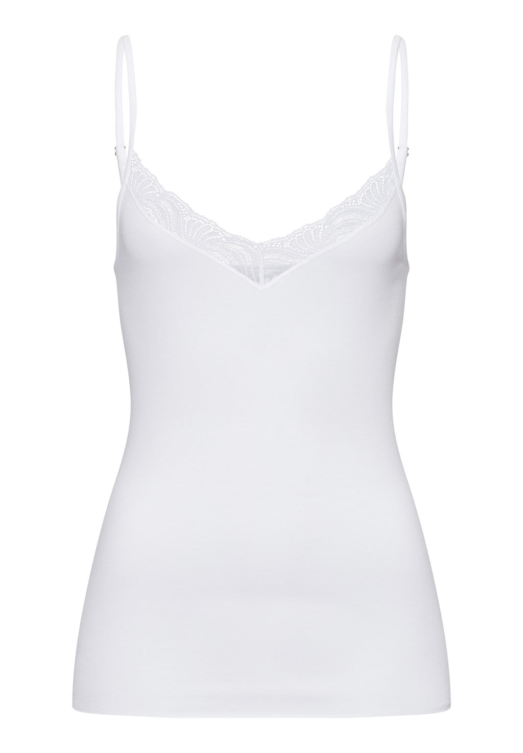 71836 Cotton Delight Spaghetti Cami - 101 White