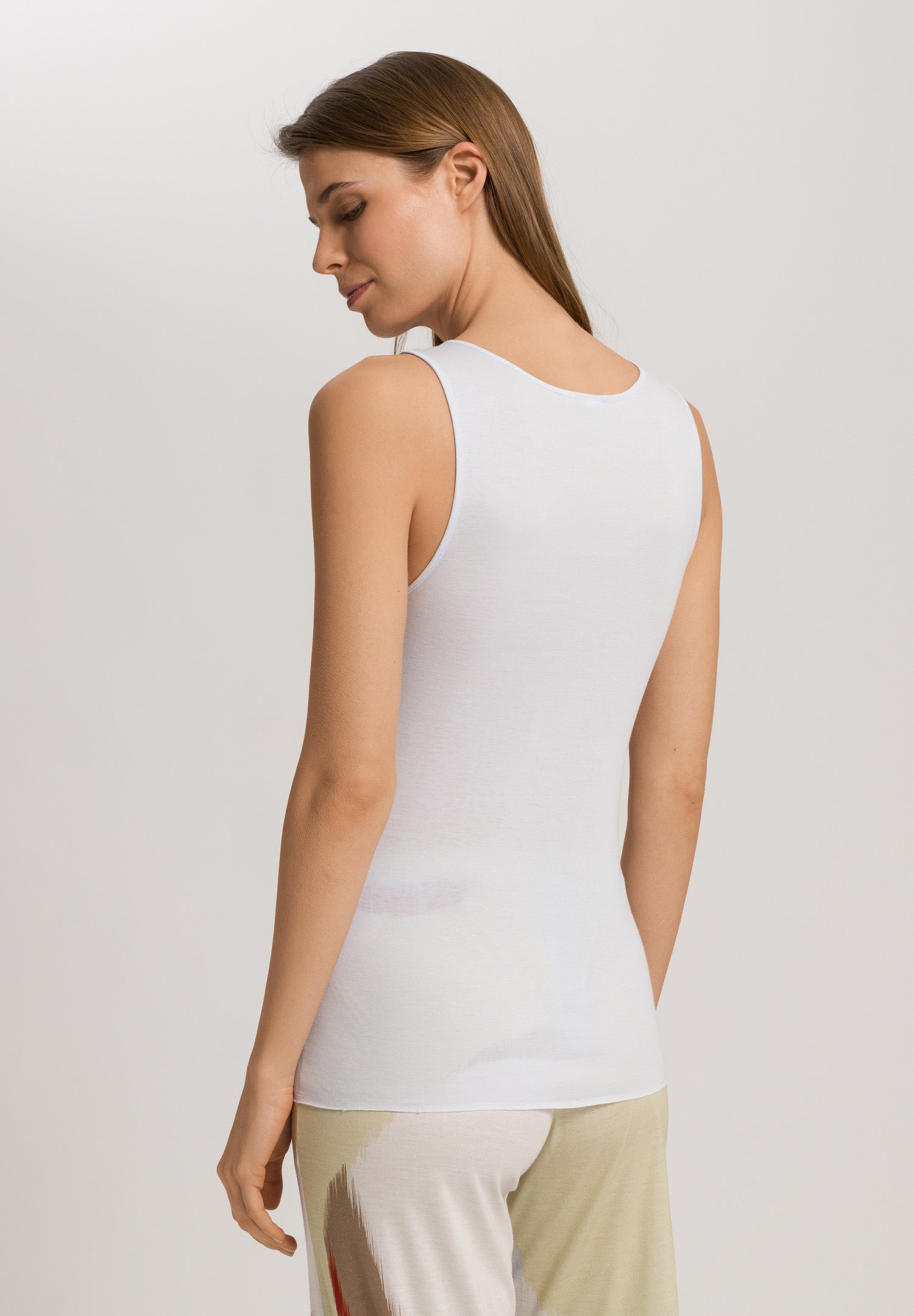 Cotton Delight Lace-Trim Cotton Tank Top | Powder Blue 71837-2512