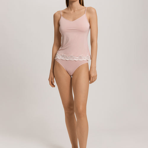 Dana Lace Back Tencel™ Full Hi-Cut Briefs | Blush 71842-1359