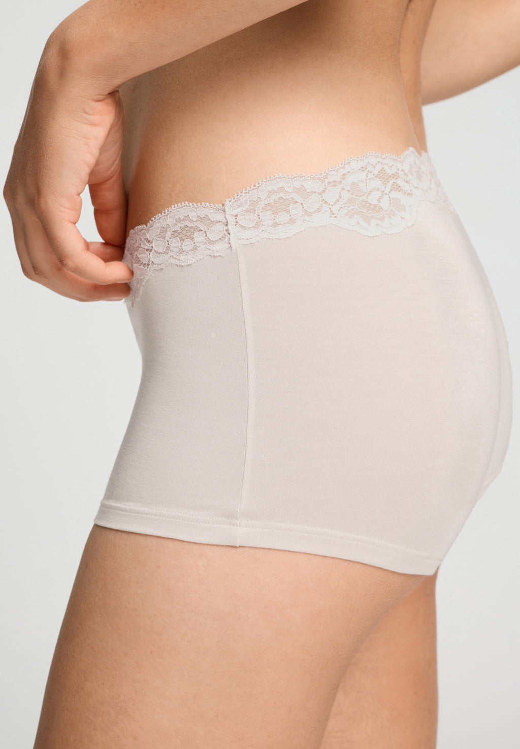 Dana Tencel™ Boyleg With Lace Detail | Moonlight 71843-1233