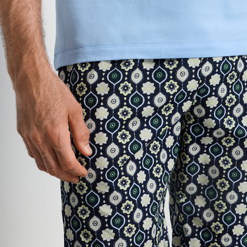 Night And Day S/Slv Pajama | Stitched Minimal 72353-1231