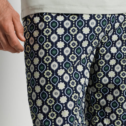 Night And Day S/Slv Pajama | Mineral Green 72353-2168