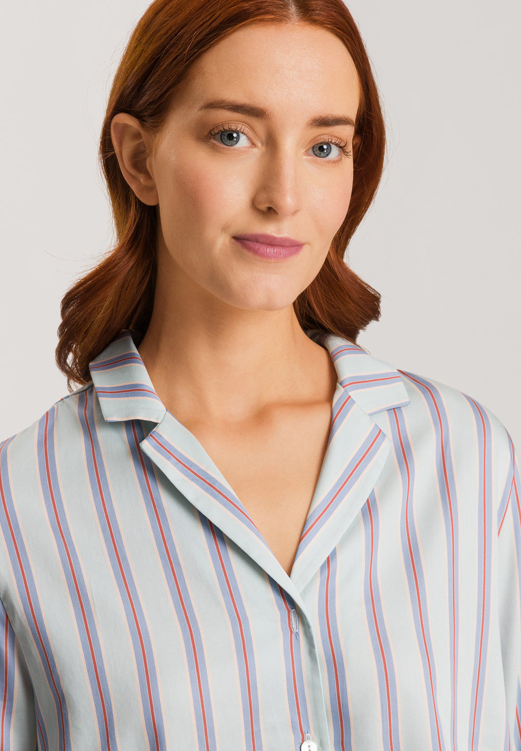 Sleep And Lounge Long Sleeve Pajama Set | Balanced Stripe 72414-2164
